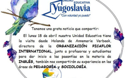 Nieuwe stoelen en tafels voor Colegio Yugoslavia Unidad Educativa
